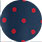 frame mixed dots red