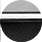 platinum/black